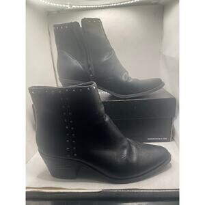 BP Women's Boots Size 10M Wylie Bootie Blk Studded Zipper Chelsea Cowgirl Shoes